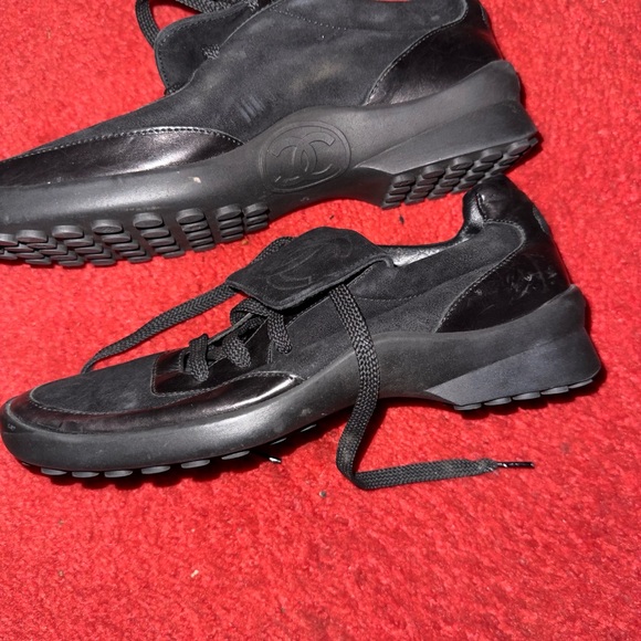 Chanel Calf leather - suede trainers - Picture 2 of 6